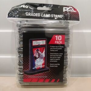 Ultra Pro PSA Graded Card Stand 10 Pack [NEW] Holder Toploader Display Autograph